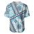 Hawaii Quilt Baseball Jersey Kakau Polynesian Pattern Sky Blue Version LT01 Blue - Polynesian Pride