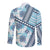 Hawaii Quilt Long Sleeve Button Shirt Kakau Polynesian Pattern Sky Blue Version LT01 - Polynesian Pride