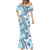 Hawaii Quilt Mermaid Dress Kakau Polynesian Pattern Sky Blue Version LT01 - Polynesian Pride