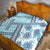 Hawaii Quilt Quilt Kakau Polynesian Pattern Sky Blue Version LT01 - Polynesian Pride
