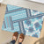 Hawaii Quilt Rubber Doormat Kakau Polynesian Pattern Sky Blue Version LT01 - Polynesian Pride