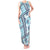 Hawaii Quilt Tank Maxi Dress Kakau Polynesian Pattern Sky Blue Version LT01 Women Blue - Polynesian Pride