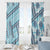 Hawaii Quilt Window Curtain Kakau Polynesian Pattern Sky Blue Version LT01 - Polynesian Pride