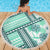 Hawaii Quilt Beach Blanket Kakau Polynesian Pattern Teal Version LT01 - Polynesian Pride