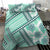 Hawaii Quilt Bedding Set Kakau Polynesian Pattern Teal Version LT01 - Polynesian Pride