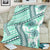 Hawaii Quilt Blanket Kakau Polynesian Pattern Teal Version LT01 - Polynesian Pride