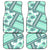 Hawaii Quilt Car Mats Kakau Polynesian Pattern Teal Version LT01 Teal - Polynesian Pride