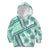 Hawaii Quilt Kid Hoodie Kakau Polynesian Pattern Teal Version LT01 Hoodie Teal - Polynesian Pride