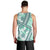 Hawaii Quilt Men Tank Top Kakau Polynesian Pattern Teal Version LT01 - Polynesian Pride