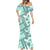 Hawaii Quilt Mermaid Dress Kakau Polynesian Pattern Teal Version LT01 - Polynesian Pride