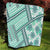 Hawaii Quilt Quilt Kakau Polynesian Pattern Teal Version LT01 - Polynesian Pride