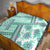 Hawaii Quilt Quilt Kakau Polynesian Pattern Teal Version LT01 - Polynesian Pride