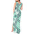 Hawaii Quilt Tank Maxi Dress Kakau Polynesian Pattern Teal Version LT01 - Polynesian Pride