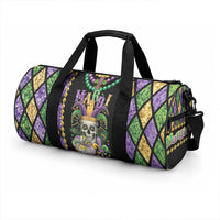 Mardi Gras Skull Duffle Bag Beads Fleur De Lis LT01 - Polynesian Pride