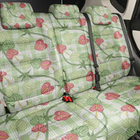 Anthurium Pikake Ti Leaf Palaka Back Car Seat Cover Green Version