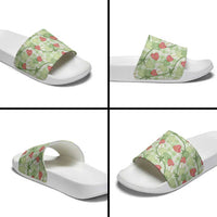 Anthurium Pikake Ti Leaf Palaka Slide Sandals Green Version