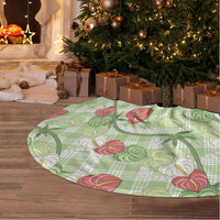 Anthurium Pikake Ti Leaf Palaka Tree Skirt Green Version LT01 - Polynesian Pride