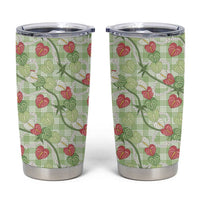 Anthurium Pikake Ti Leaf Palaka Tumbler Cup Green Version LT01 Green - Polynesian Pride