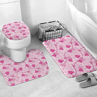 Anthurium Pikake Ti Leaf Palaka Bathroom Set Pink Version