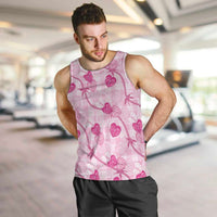 Anthurium Pikake Ti Leaf Palaka Men Tank Top Pink Version