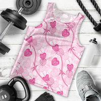 Anthurium Pikake Ti Leaf Palaka Men Tank Top Pink Version