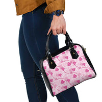 Anthurium Pikake Ti Leaf Palaka Shoulder Handbag Pink Version LT01 - Polynesian Pride