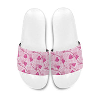 Anthurium Pikake Ti Leaf Palaka Slide Sandals Pink Version