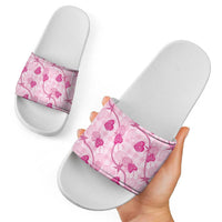 Anthurium Pikake Ti Leaf Palaka Slide Sandals Pink Version