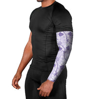 Anthurium Pikake Ti Leaf Palaka Arm Sleeves Purple Version LT01 - Polynesian Pride