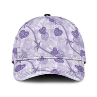 Anthurium Pikake Ti Leaf Palaka Classic Cap Purple Version LT01 Universal Fit Purple - Polynesian Pride