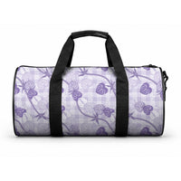Anthurium Pikake Ti Leaf Palaka Duffle Bag Purple Version LT01 One size Purple - Polynesian Pride