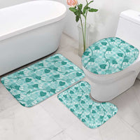 Anthurium Pikake Ti Leaf Palaka Bathroom Set Turquoise Version