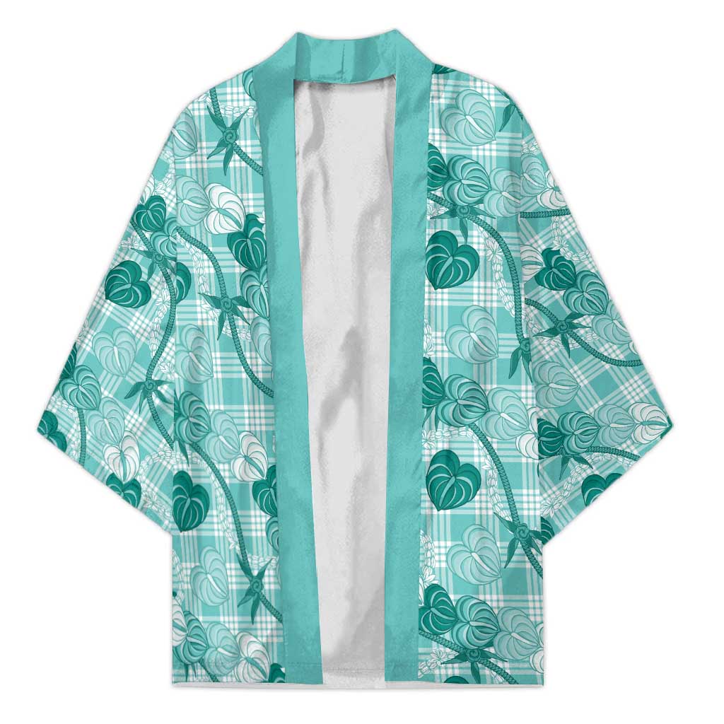 Anthurium Pikake Ti Leaf Palaka Kimono Turquoise Version