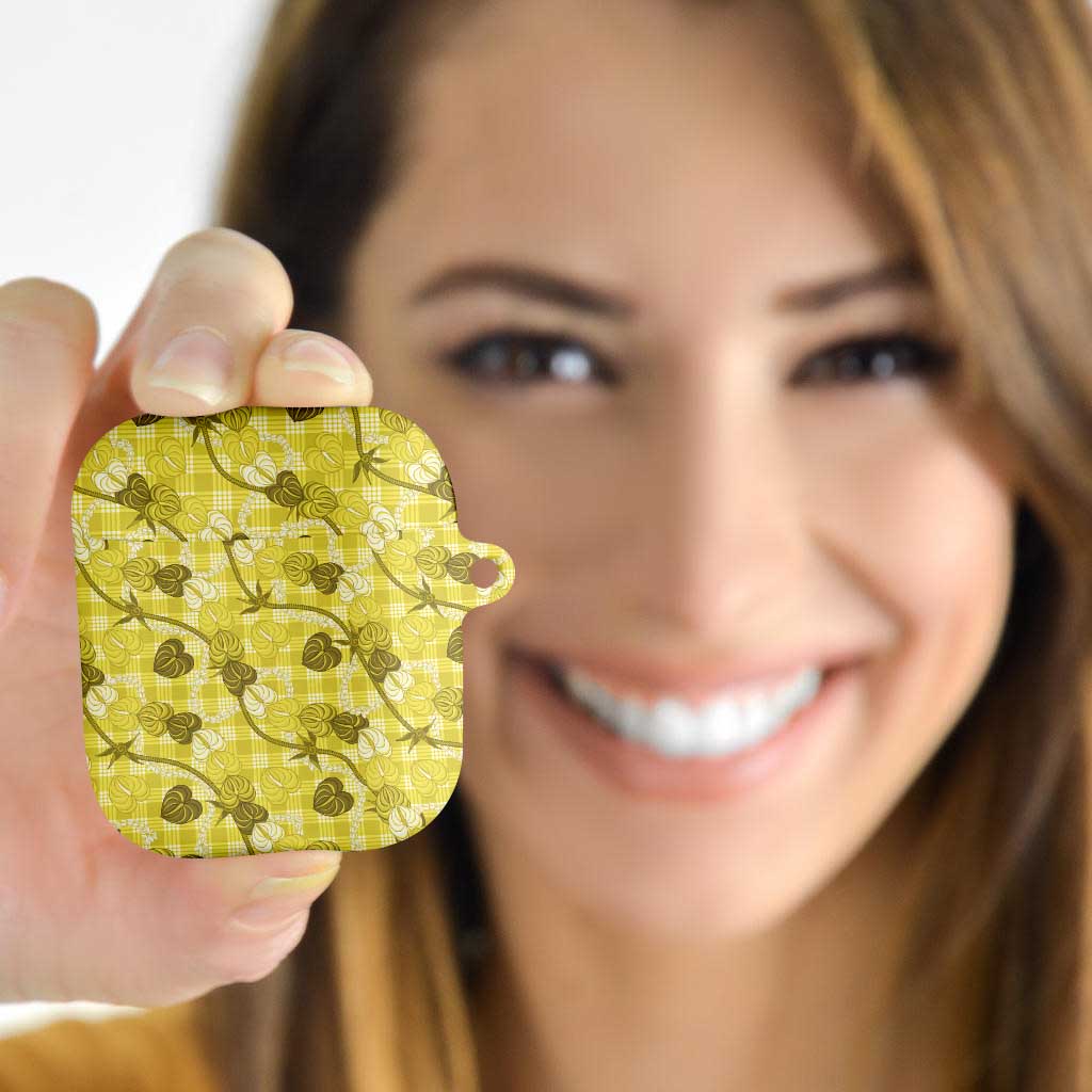 Anthurium Pikake Ti Leaf Palaka AirPods Case Yellow Version