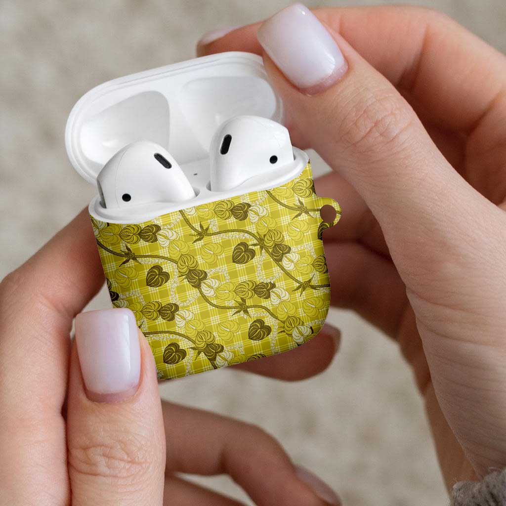 Anthurium Pikake Ti Leaf Palaka AirPods Case Yellow Version