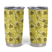 Anthurium Pikake Ti Leaf Palaka Tumbler Cup Yellow Version LT01 Yellow - Polynesian Pride