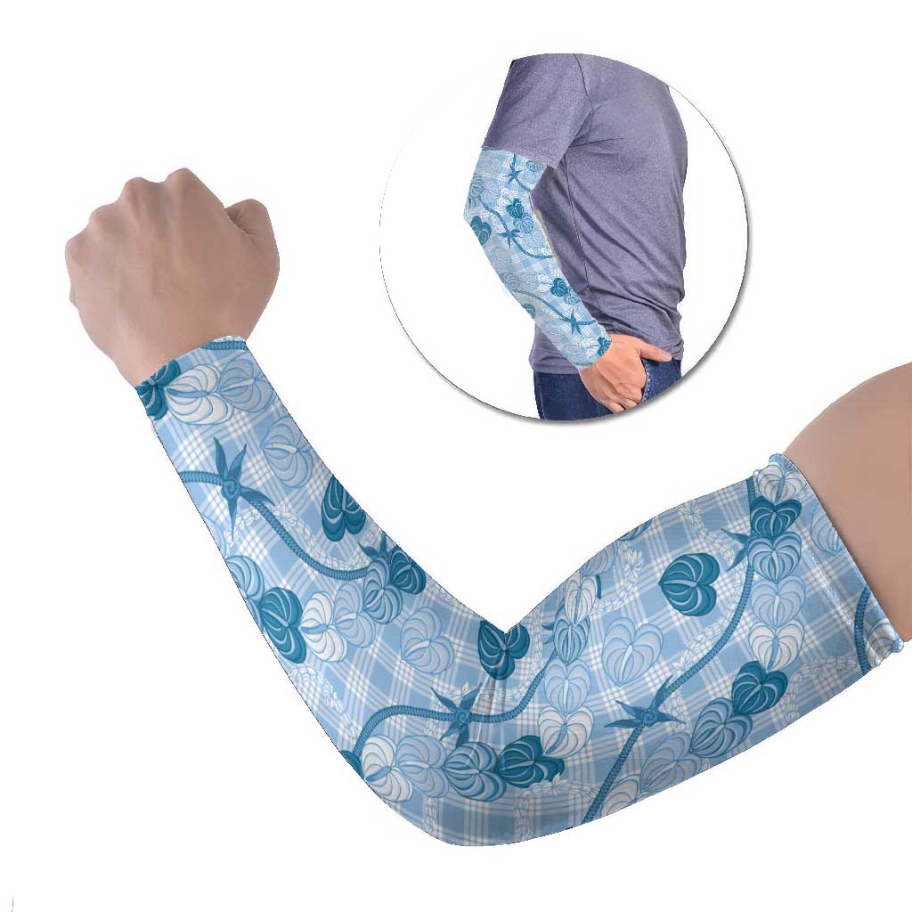 Anthurium Pikake Ti Leaf Palaka Arm Sleeves Blue Version