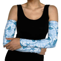 Anthurium Pikake Ti Leaf Palaka Arm Sleeves Blue Version