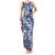Hibiscus Pakala Cobalt Blue Royal Family Matching Tank Maxi Dress and Hawaiian Shirt Tropical Floral Stylized - Polynesian Pride