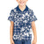 Hibiscus Pakala Cobalt Blue Royal Hawaiian Shirt Tropical Floral Stylized - Polynesian Pride