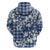 Hibiscus Pakala Cobalt Blue Royal Hoodie Tropical Floral Stylized - Polynesian Pride