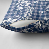 Hibiscus Pakala Cobalt Blue Royal Pillow Cover Tropical Floral Stylized - Polynesian Pride