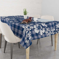 Hibiscus Pakala Cobalt Blue Royal Tablecloth Tropical Floral Stylized - Polynesian Pride