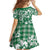 Hibiscus Pakala Emerald Green Family Matching Off Shoulder Maxi Dress and Hawaiian Shirt Tropical Floral Stylized - Polynesian Pride