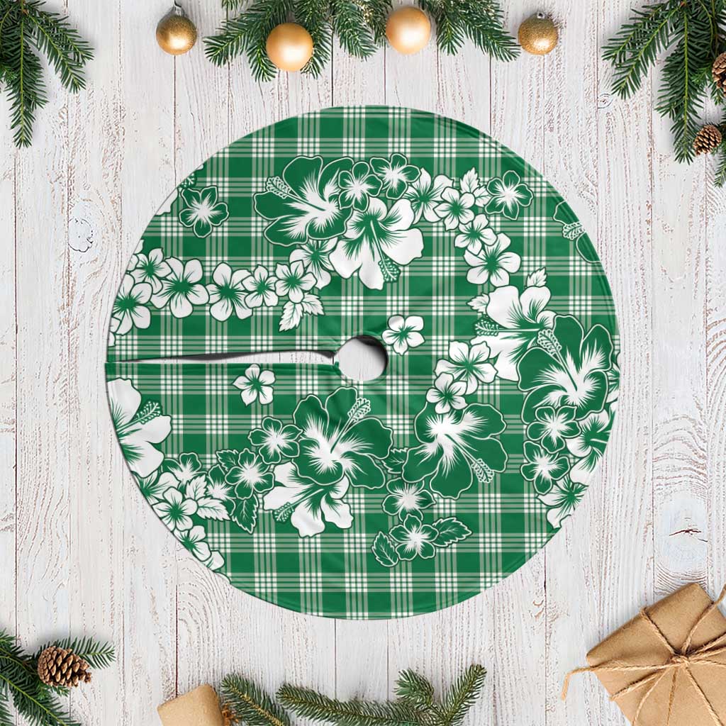Hibiscus Pakala Emerald Green Tree Skirt Tropical Floral Stylized LT01 Casual Green - Polynesian Pride