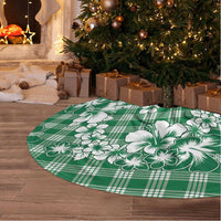 Hibiscus Pakala Emerald Green Tree Skirt Tropical Floral Stylized LT01 - Polynesian Pride