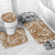 Hibiscus Pakala Bronze Brown Bathroom Set Tropical Floral Stylized - Polynesian Pride