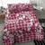 Hibiscus Pakala Royal Magenta Bedding Set Tropical Floral Stylized - Polynesian Pride