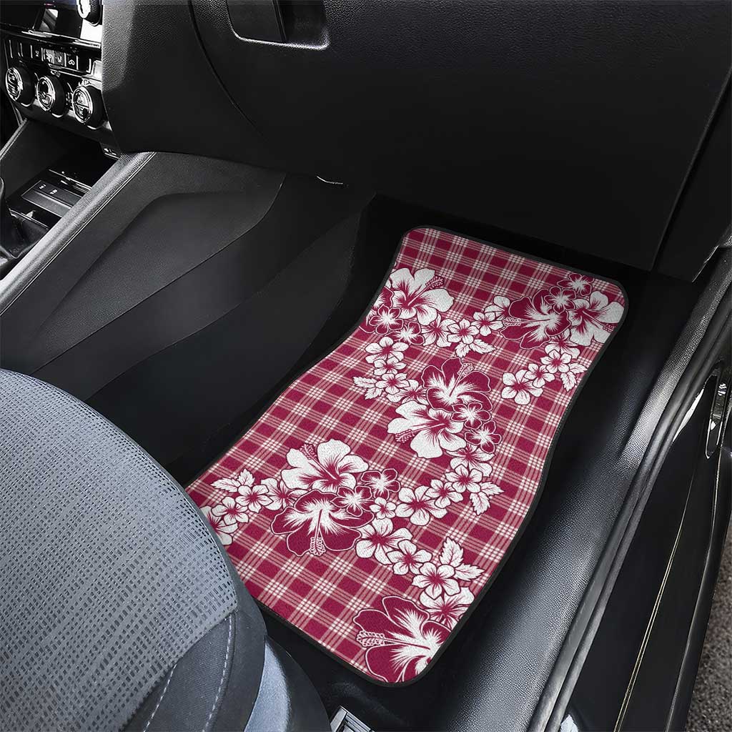 Hibiscus Pakala Royal Magenta Car Mats Tropical Floral Stylized - Polynesian Pride