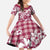 Hibiscus Pakala Royal Magenta Family Matching Mermaid Dress and Hawaiian Shirt Tropical Floral Stylized - Polynesian Pride